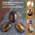55-60mm Tiger Eye Palm Stone, Natural Body Chakra Balancing Worry Stone, Hand Carved Pocket Massage