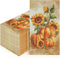 Homlouue 100 PCS Thanksgiving 3-Ply Disposable Paper Napkins for Fall Party, Pumpkin & Sunflower Design