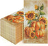Homlouue 100 PCS Thanksgiving 3-Ply Disposable Paper Napkins for Fall Party, Pumpkin & Sunflower Design