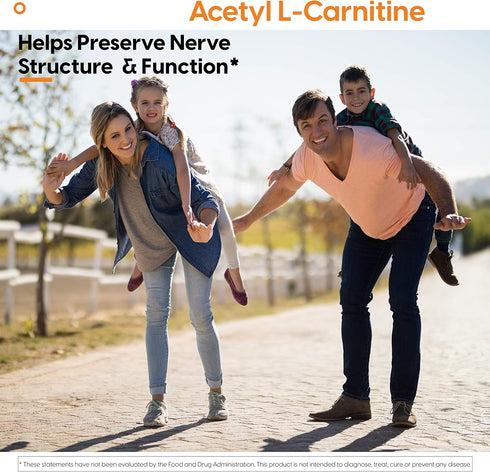 Doctor's Best Acetyl L-Carnitine, Non-GMO, Vegan, Gluten Free, Boosts Energy Production