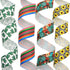David Accessories Leaves Grosgrain Ribbon Tape, 1" Wide x 40 Yards, 8 Rolls of 5 Yards for DIY Hair Bow, Wedding, Party