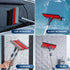 DSV Standard Professional Window Squeegee | 2-in-1 Window Cleaner Sponge with Telescopic Extension Pole 20" - 30"