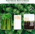 Set, Events-50 Pack Napkin and Bamboo Cutlery Compostable Utensils Disposable Cutlery for Party, Wedding, BBQ, Camping