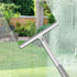Window Squeegee, 2 Pack | Shower Squeegee for Glass Doors, Bathroom Mirror, and Tile Walls (Grey+Green)