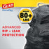 Glad Trash Bags, ForceFlex Large Garbage Bags ‚ 30 Gallon Black Trash Bag ‚ 68 Count (Package May Vary)