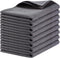 PY HOME & SPORTS 8 Pack Cotton Waffle Weave Kitchen Towels, 17 x 25, Super Absorbent Dark Grey Dish Cloths
