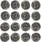 Stainless Steel Kitchen Cleaning Sponges, Scouring Pad Steel Wool Scrubbers, Pack of 16