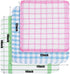 Patelai 12 Pieces Kitchen Dish Cloths for Washing, Absorbent Dish Rags, Drying Towels for Scrubbing Glass