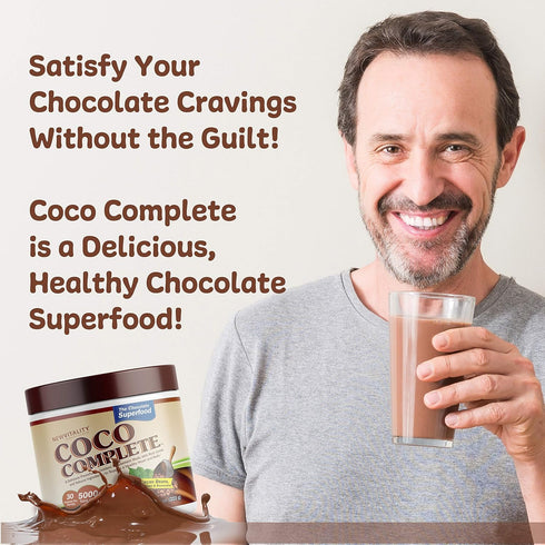 Immune 30 Coco Complete by New Vitality System and Boosting Superfood Powder Supplement, Energy Support, Sugar Free