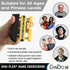 CanDo Digi-Flex Hand and Finger Exerciser, Black-X-Heavy, for Dexterity and Strength