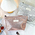 Makeup Bag Cosmetic Bag - Preppy Canvas Toiletry Organizer for Women, Cute Zipper Pouch (Shiny Pink)