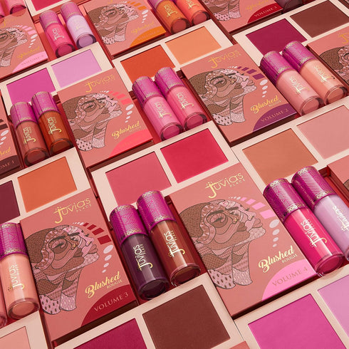 Juvia's Place Blushed Liquid Blush - CoralRose Dewy Tint Cheeks Makeup, Long Lasting Soft Creamy Natural Finish.