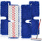 4 Pack Mop Head for O-Cedar Hardwood Floor 'N More Microfiber 3-Action Flip Mop Refill, Compatible with Ocedar