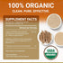 KSM-66 Ashwagandha Supplements | USDA Organic Ashwagandha KSM 66 | Organic Ashwagandha Capsules | 60 Capsules