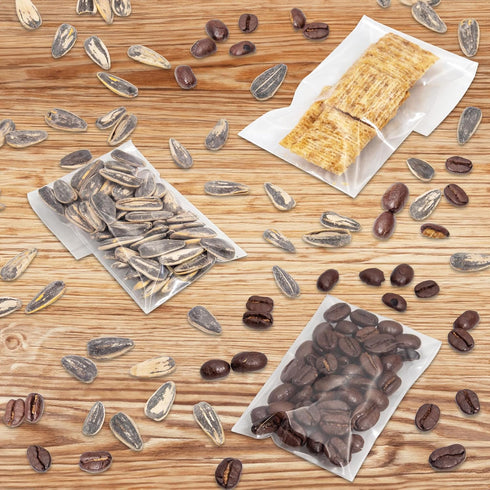 200 Pcs 2x3 Crystal Clear Resealable Cello Bags, 2"x3" - 200 Count for Treats, Bakery, Candle, Soap