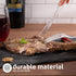 Heavy Weight Disposable Plastic Knives, Food Grade Heavy Duty Clear Cutlery, 200 Knives