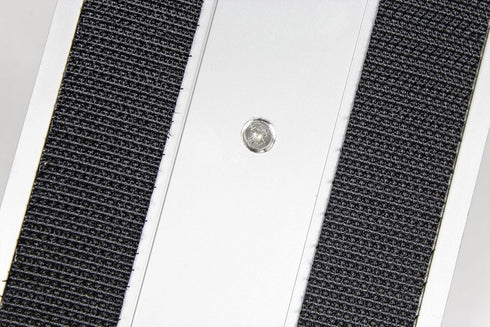 Flat Mop Plate Frame for Microfiber Pads, 18 Inches, Gray, Lightweight Aluminum with 360° Swivel