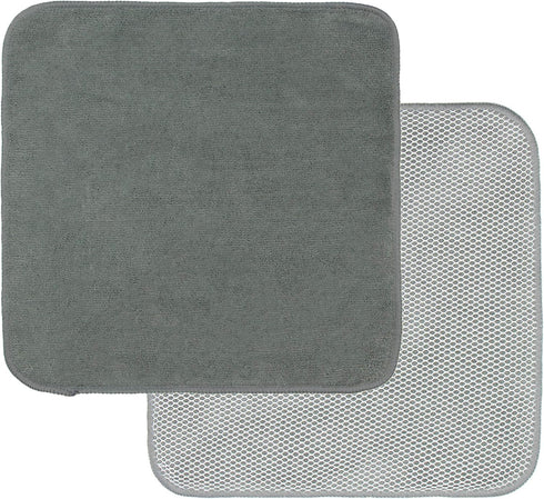 VeraSong 12inch 12inch 8 Pack Microfiber Dish Cloths Fast Drying Kitchen Cleaning Cloth Dish Rags Dust Cloths Ultra