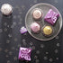 Purple Wedding Party Favors Treat Boxes - Small Candy Gift Wrapping Boxes, 50 Count for Baby Shower, Birthday