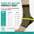 Modvel Foot & Ankle Brace Socks for Sprained Ankle Compression Sleeve, Support for Women & Men