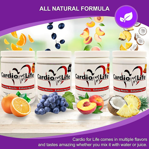 CardioForLife Powder with AstraGin - 16 oz., Grape Flavor