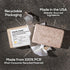MARLOWE. No. 102 Body Scrub Soap 7 oz, Santal, Exfoliating Soap Bar with Shea Butter, Olive Oil & Green Tea