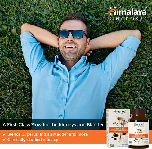 Himalaya UriCare Herbal Supplement for Kidney & Bladder Support, 240 Capsules, Caffeine Free, Non-GMO