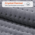 Heating Pad for Back Pain Relief, 9 Heat Settings & 4 Timers, Machine Washable, Soft Electric Heating Pad, 12''×24''