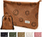 WLLWOO Makeup Bag-2pcs Smile Face Corduroy Cosmetic Bag, Waterproof Pencil Case Coin Purse for Women Travel Toiletry