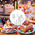 Heavy Duty Plastic Utensils Combo Set, Wrapped Silverware Variety Pack, 50 Disposable Forks, Spoons, Knives, Napkins,