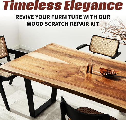 Wood Scratch Repair Kit Markers, Set of 13 Furniture Repair Pens for Touch-Up on Wood Furniture, Essential Toolkit