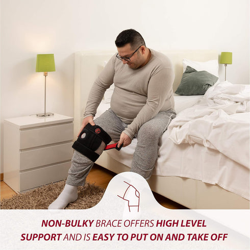 KARM Plus Size Knee Brace for Women & Men, Adjustable Support Brace for Meniscus Tear, 4XL/5XL/6XL
