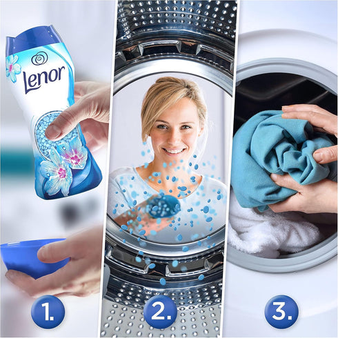 Lenor 42 (570g), In-Wash Laundry Scent Booster Beads, Washes Spring Awakening