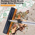 18" Heavy Push Broom for Outdoor Cleaning, 54" Long Handle for Deck, Driveway, and Garage