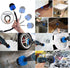 Drill Brush Power Scrubber Cleaning Set - 15 Piece Cleaner Scrubbing Brushes Attachments for Home Kitchen