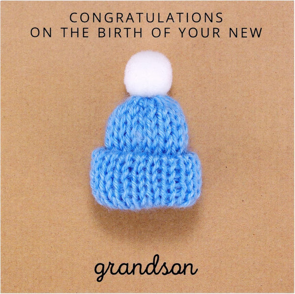 Ukodnus Congratulations on the Birth of Your Grandson Card, New Baby Boy