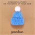 Ukodnus Congratulations on the Birth of Your Grandson Card, New Baby Boy