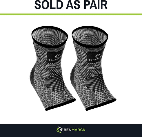 Achilles Tendon Support Brace, Plantar Fasciitis Sock, Ankle Compression Sleeve for Running & Flat Feet Relief