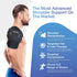 Sports Laboratory Shoulder Brace for Men and Women | Shoulder Support | Shoulder Compression | Shoulder Immobilizer | Rotator Cuff Shoulder Brace for Shoulder Pain Relief (Medium - 25-35")