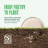 10 Inch Paper Plates, 125-Pack, 100% Compostable Heavy Duty Disposable, Eco-Friendly, Biodegradable Bagasse
