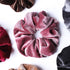 Whaline 6 Big Hair Scrunchies - Velvet Elastics Large Hair Bobble Bands for Women, Soft Hair Ties in 6 Colors