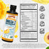 Barlean's Mango Peach Omega 3 Fish Oil Liquid Supplement, 16 oz, Smoothie Flavored