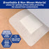 MED Pride Bordered Gauze-Island Dressing 4'' x 4'' | 25 Individually Packed Pouches, Sterile & Highly Absorbent