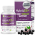 HybridEB Sambucus Elderberry Immune Support with Vitamin C, Zinc, D3 - 60 Capsules, 1 Month Supply