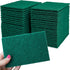Green Medium Duty Cleaning Pads, Pack of 40 - Kitchen Scrub Sponges for Dishes, Bathroom, and General Cleaning