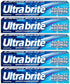 UltraBrite Ultra brite Advanced Whitening Toothpaste Clean Mint 6 oz (Pack of 5)