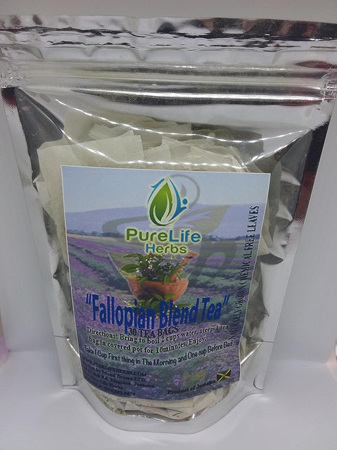 Pure Natural (30) +3oz Fallopian Blend Tea Nopal Cactus Powder