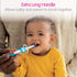 MAM Training Toothbrush for Babies, 1 Brush with Safety Shield, Interactive App, Blue for 5+ Months
