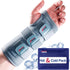 FEATOL Carpal Tunnel Wrist Brace, Night Support with Splint, Adjustable Straps, Hot/Ice Pack, Left Hand, Large/X-Large