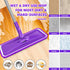 Microfiber Mops for Floor Cleaning: BPAWA Flat Mop with 4 Reusable Washable Pads for Swiffer Powermop